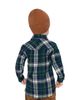 Deux Par Deux Deux par Deux Boys' Plaid Button Front Shirt Collar Shirt - 4