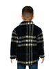 Deux Par Deux Deux par Deux Boys' Plaid Full-Zip Dual Chest Pocket Fleece Overshirt - 5