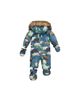 Deux Par Deux Deux par Deux Boys' Play Bear Faux Fur Hood Car Seat One Piece Snowsuit - 2