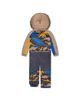 Deux Par Deux Deux par Deux Boys' Play Dinosaur Faux Fur Hood Fleece Neckwarmer One Piece Snowsuit - 2
