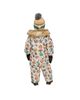 Deux Par Deux Deux par Deux Boys' Play Dog Faux Fur Hood Car Seat One Piece Snowsuit - 4