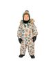 Deux Par Deux Deux par Deux Boys' Play Dog Fleece Hood Car Seat One Piece Snowsuit - 3