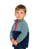 Deux Par Deux Deux par Deux Boys' Quarter Zip Mock Neck Side Pocket Sweatshirt- Baby - 5