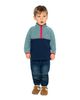Deux Par Deux Deux par Deux Boys' Quarter Zip Mock Neck Side Pocket Sweatshirt- Baby - 6