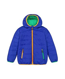 Deux Par Deux Deux par Deux Boys' Quilted Hooded Zip Pocket Mid-Season Jacket