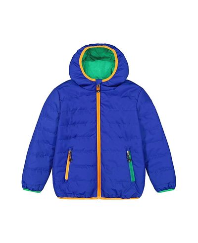 Deux Par Deux Deux par Deux Boys' Quilted Hooded Zip Pocket Mid-Season Jacket