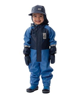 Deux Par Deux Deux par Deux Boys' Rain Reflective Sleeve One Piece