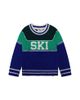 Deux Par Deux Deux par Deux Boys' Ski Jacquard Colorblock Ribbed Cuff Sweater - 1