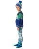 Deux Par Deux Deux par Deux Boys' Ski Jacquard Colorblock Ribbed Cuff Sweater - 6