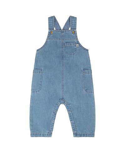 Deux Par Deux Deux par Deux Boys' Sleeveless One-Piece Chambray Overall