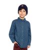 Deux Par Deux Deux par Deux Boys' Smiley Detail Chest Pocket Chambray Shirt - 4