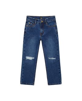 Deux Par Deux Deux par Deux Boys' Stretch 5-Pocket Button Zip Fly Jeans