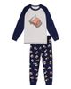 Deux Par Deux Deux par Deux Boys' Sushi Organic Cotton Top Pants Two Piece Pajama Set - 1