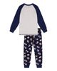 Deux Par Deux Deux par Deux Boys' Sushi Organic Cotton Top Pants Two Piece Pajama Set - 2