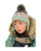 Deux Par Deux Deux par Deux Boys' Teddy Bear Face Earflap Winter Knit Hat with Chin Ties - 4