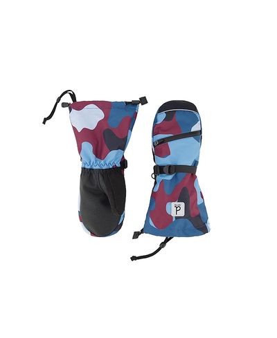 Deux Par Deux Deux par Deux Boys' Teknik Camouflage Waterproof Cordura Reinforced Winter Mittens