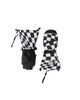 Deux Par Deux Deux par Deux Boys' Teknik Checkered Waterproof Cordura Reinforced Winter Mittens - 1