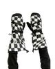 Deux Par Deux Deux par Deux Boys' Teknik Checkered Waterproof Cordura Reinforced Winter Mittens - 4