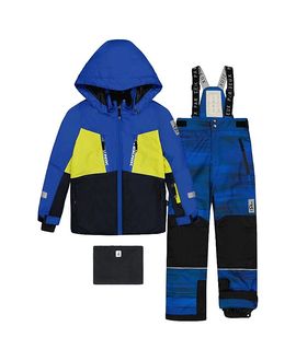 Deux Par Deux Deux par Deux Boys' Teknik Jacket & Pants Two Piece Snowsuit