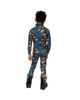 Deux Par Deux Deux par Deux Boys' Two Piece Dinosaur Brushed Half-Zip Top & Pants Thermal Underwear - 5