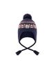 Deux Par Deux Deux par Deux Boys' Winter Fair Isle Earflap Peruvian Knit Hat with Pompom - 1