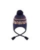 Deux Par Deux Deux par Deux Boys' Winter Fair Isle Earflap Peruvian Knit Hat with Pompom - 2