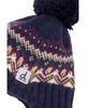 Deux Par Deux Deux par Deux Boys' Winter Fair Isle Earflap Peruvian Knit Hat with Pompom - 3