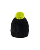 Deux Par Deux Deux par Deux Boys' Winter Ribbed Cuff Logo Patch Knit Hat With Pompom - 2