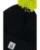 Deux Par Deux Deux par Deux Boys' Winter Ribbed Cuff Logo Patch Knit Hat With Pompom - 3