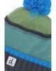 Deux Par Deux Deux par Deux Boys' Winter Textured Stripe Fleece Lined Knit Hat with Pompom - 3
