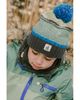 Deux Par Deux Deux par Deux Boys' Winter Textured Stripe Fleece Lined Knit Hat with Pompom - 5