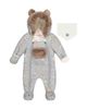 Deux Par Deux Deux par Deux Boys' Woodland Creatures One Piece Footie Romper & Neckwarmer Snowsuit - 1