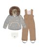 Deux Par Deux Deux par Deux Boys' Woodland Creatures Two Piece Coat Pants & Neckwarmer Snowsuit - 1