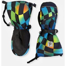 Deux par Deux Deux par Deux Checkered Teknik Waterproof Cordura Reinforced Winter Mittens