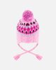 Deux par Deux Deux par Deux Colorblock Winter Peruvian Cable Pompom Earflap Knit Hat - 2