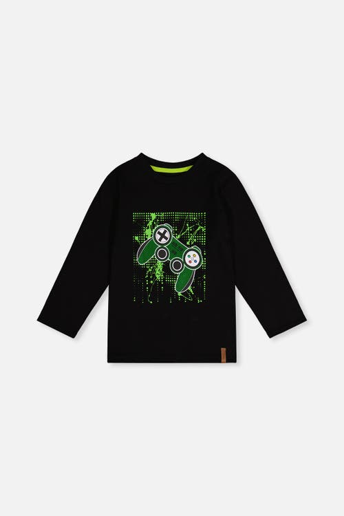 Deux par Deux Deux par Deux Crew Neck Long Sleeve Controller Cotton T-Shirt