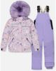 Deux par Deux Deux par Deux Discover Cats Faux Fur Hood Jacket & Suspender Pants Two Piece Snowsuit - 1