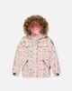 Deux par Deux Deux par Deux Discover Retro Faux Fur Hood Jacket & Suspender Pants Two Piece Snowsuit - 5