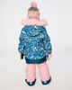 Deux par Deux Deux par Deux Discover Unicorn Faux Fur Hood Jacket & Suspender Pants Two Piece Snowsuit - 4