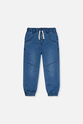 Deux par Deux Deux par Deux Elastic Cuffs Relaxed French Terry Denim Jogger Pants