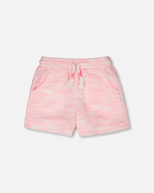 Deux par Deux Deux par Deux Elastic Waist Jacquard Knit Shorts