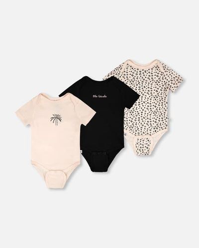 Deux par Deux Deux par Deux Evolutive Organic Cotton Jersey 3 Pack Bodysuit