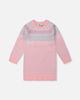 Deux par Deux Deux par Deux Fair Isle Yoke Raglan Sleeve Knit Dress - 1