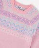Deux par Deux Deux par Deux Fair Isle Yoke Raglan Sleeve Knit Dress - 3
