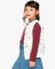 Deux par Deux Deux par Deux Faux Fur Sleeveless Star Pattern Front Zipper Vest - 4