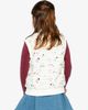 Deux par Deux Deux par Deux Faux Fur Sleeveless Star Pattern Front Zipper Vest - 5