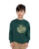 Deux Par Deux Deux par Deux Fleece Crew Neck Line Graphic Sweatshirt - 4