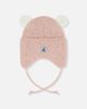 Deux par Deux Deux par Deux Fleece Lined Bear Ear Winter Knit Hat with Ear Flaps - 3