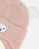 Deux par Deux Deux par Deux Fleece Lined Bear Ear Winter Knit Hat with Ear Flaps - 4