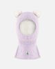 Deux par Deux Deux par Deux Girl Knit Bear Ears Fleece Lined Balaclava - 1